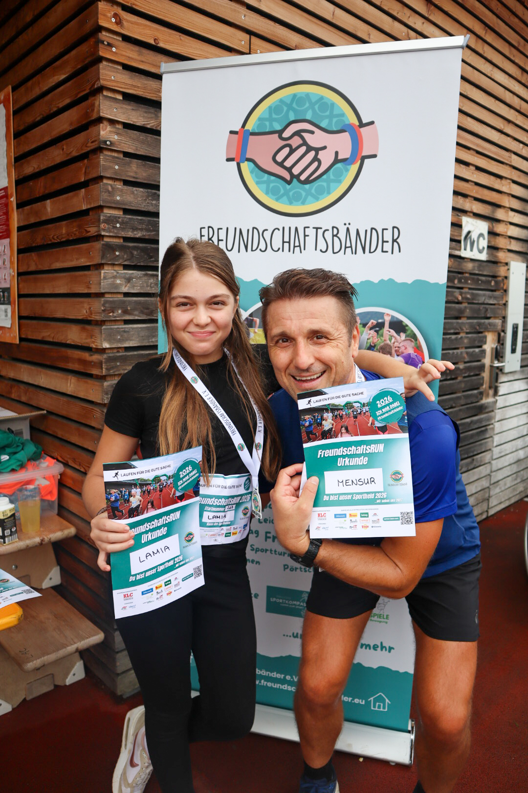 FreundschaftsRUN - Sieger und strahlende Gesichter